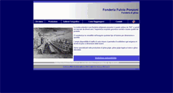 Desktop Screenshot of fonderiaponzoni.it